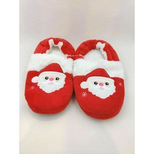 Santa Motif Non-Slip House Slippers - Little Kid